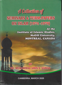 A collection of seminars and term-papers on islam (1974-1979)