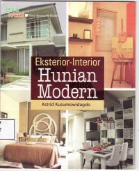Eksterior-interior hunian modern