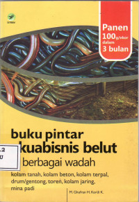 Buku pintar akuabisnis belut di berbagai wadah