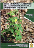 Skrining aktivitas tumbuhan yang berpotensi sebagai bahan antimikroba di kawasan Ie Jue (upflow geothermal zone) Aceh Besar