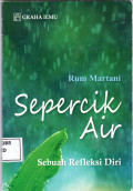 Sepercik air: sebuah refleksi diri