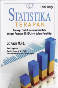 Statistika terapan: konsep, contoh dan analisis data dengan program SPSS/Lisrel dalam penelitian