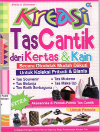 Kreasi tas cantik dari kertas dan kain