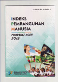 Indeks pembangunan manusia: provinsi Aceh 2018
