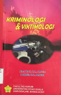 Kriminologi dan viktimologi