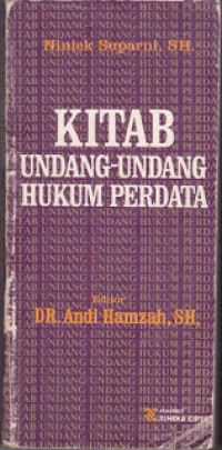 Kitab undang-undang hukum perdata
