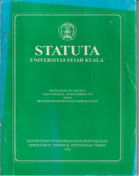 Statuta Universitas Syiah Kuala