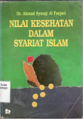 Nilai kesehatan dalam syari'at islam