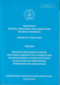 Peraturan menteri pendidikan dan kebudayan republik Indonesia nomor 40 tahun 2020  tentang pedoma penyusunan standar pelayanan minimum pola pengelolaan keuangan badan layanan umum bagi satuan kerja di kementerian dan kebudayaan