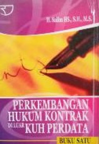 Perkembangan hukum kontrak di luar KUH perdata