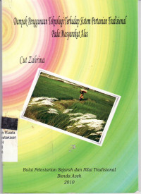 Dampak penggunaan teknologi terhadap sistem pertanian tradisional pada masyarakat Alas