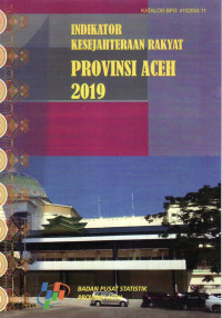 Indikator kesejahteraan rakyat Provinsi Aceh 2019