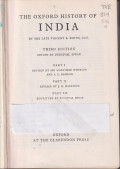The oxford history of India