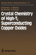 Crystal chemistry of high-Tc superconducting copper oxides