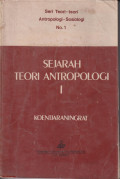 Sejarah teori antropologi I