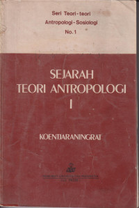 Sejarah teori antropologi I