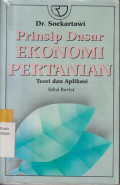 Prinsip dasar ekonomi pertanian: teori dan aplikasi