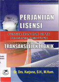 Perjanjian lisensi pengalihan hak cipta program komputer transaksi elektronik