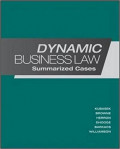 Dynamic business law: summarized cases