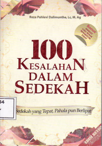 100 kesalahan dalam sedekah: sedekah yang tepat, pahala pun berlipat