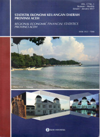 Statistik ekonomi keuangan daerah Provinsi Aceh = regional economic financial statistics Province Aceh