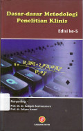 Dasar-dasar metodologi penelitian klinis