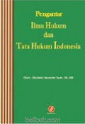 Pengantar ilmu hukum dan tata hukum Indonesia