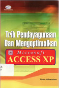 Trik pendayagunaan dan mengoptimalkan microsoft access XP