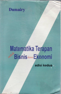 Matematika terapan untuk bisnis dan ekonomi