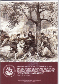 Hasil penyelidikan tentang sebab musabab terjadinya 