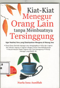Kiat-kiat menegur orang lain tanpa membuatnya tersinggung