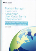 Perkembangan ekonomi keuangan dan kerja sama internasional 2018