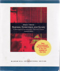 Business, government, and society: a managerial perspective, text and cases