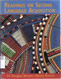 Readings on second language acquisition