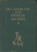 De landbouw in den Indischen Archipel