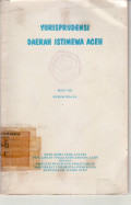 Yurisprudensi Daerah Istimewa Aceh