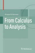 From Calculus to Analysis