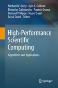 High-Performance Scientific ComputingAlgorithms and Applications /