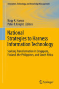 National Strategies to Harness Information TechnologySeeking Transformation in Singapore, Finland, the Philippines, and South Africa /