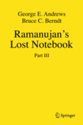 Ramanujan's Lost NotebookPart III /