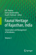 Faunal Heritage of Rajasthan, IndiaConservation and Management of Vertebrates /