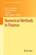 Numerical Methods in FinanceBordeaux, June 2010 /