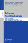 Advanced Agent TechnologyAAMAS 2011 Workshops, AMPLE, AOSE, ARMS, DOCM3AS, ITMAS, Taipei, Taiwan, May 2-6, 2011. Revised Selected Papers /