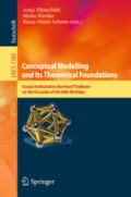 Conceptual Modelling and Its Theoretical FoundationsEssays Dedicated to Bernhard Thalheim on the Occasion of His 60th Birthday /
