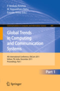 Global Trends in Computing and Communication Systems4th International Conference, ObCom 2011, Vellore, TN, India, December 9-11, 2011. Proceedings, Part I /