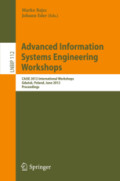 Advanced Information Systems Engineering WorkshopsCAiSE 2012 International Workshops, Gdańsk, Poland, June 25-26, 2012. Proceedings /