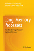 Long-Memory ProcessesProbabilistic Properties and Statistical Methods /
