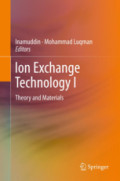 Ion Exchange Technology ITheory and Materials /