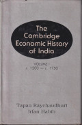 The Cambridge economic history of India