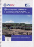 Community nursery establishment (pembibitan berbasis masyarakat) di Desa Sawang, Kec.Setia Bakti, Kab. Aceh Besar, NAD